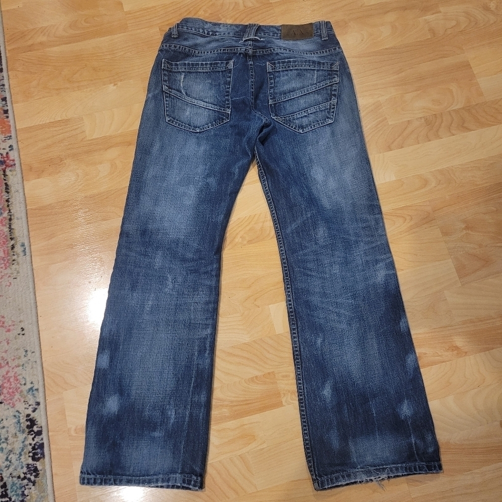 Armani Exchange Men's Relaxed Leg Jeans Size 33 - Picture 5 of 9